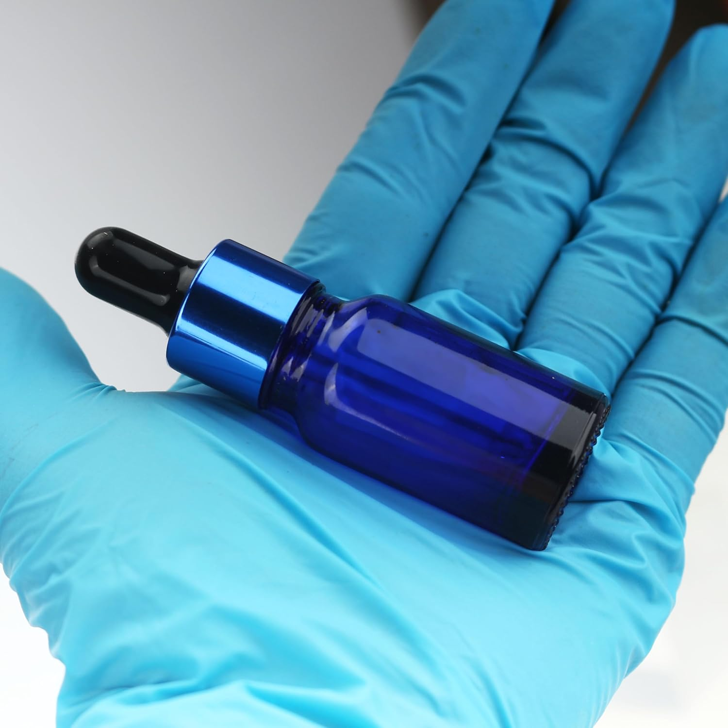 COSIDEA 30 Pcs Empty 10Ml 0.33Oz Blue Dropper Bottle Essential Oil Droppers for Liquids Travel Containers Refillable Wholesale image number 2