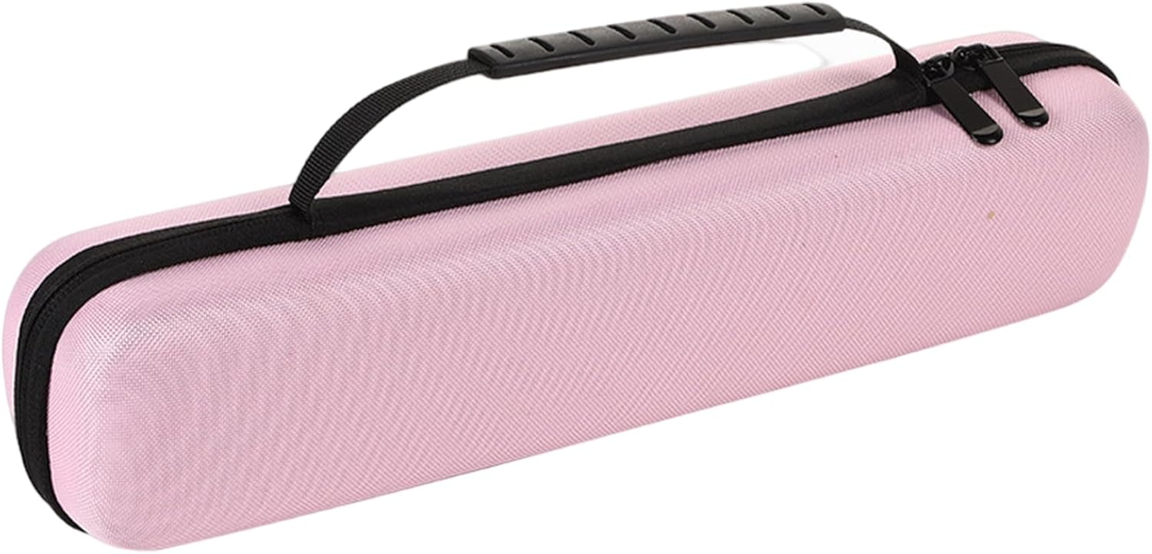 Curling Iron Travel Case, 14X2X3 Inch Portable Hair Tools Travel Bag, Oxford Cloth EVA Flannel Curling Iron Bag with Handle for Vacation, Hair Tools, Flat Case image number 2