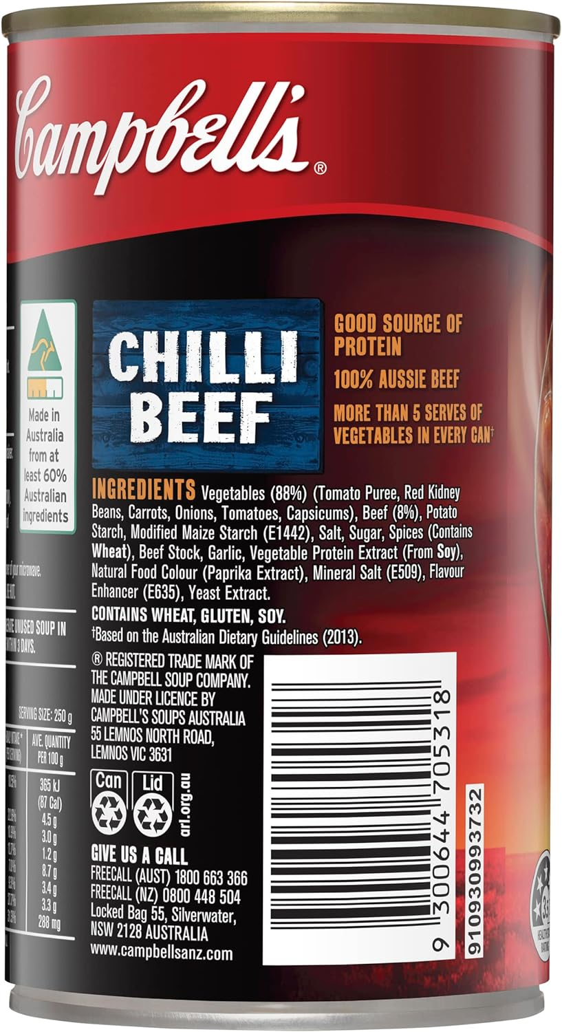 Campbell'S Chunky Chilli Beef Soup 505 G image number 1