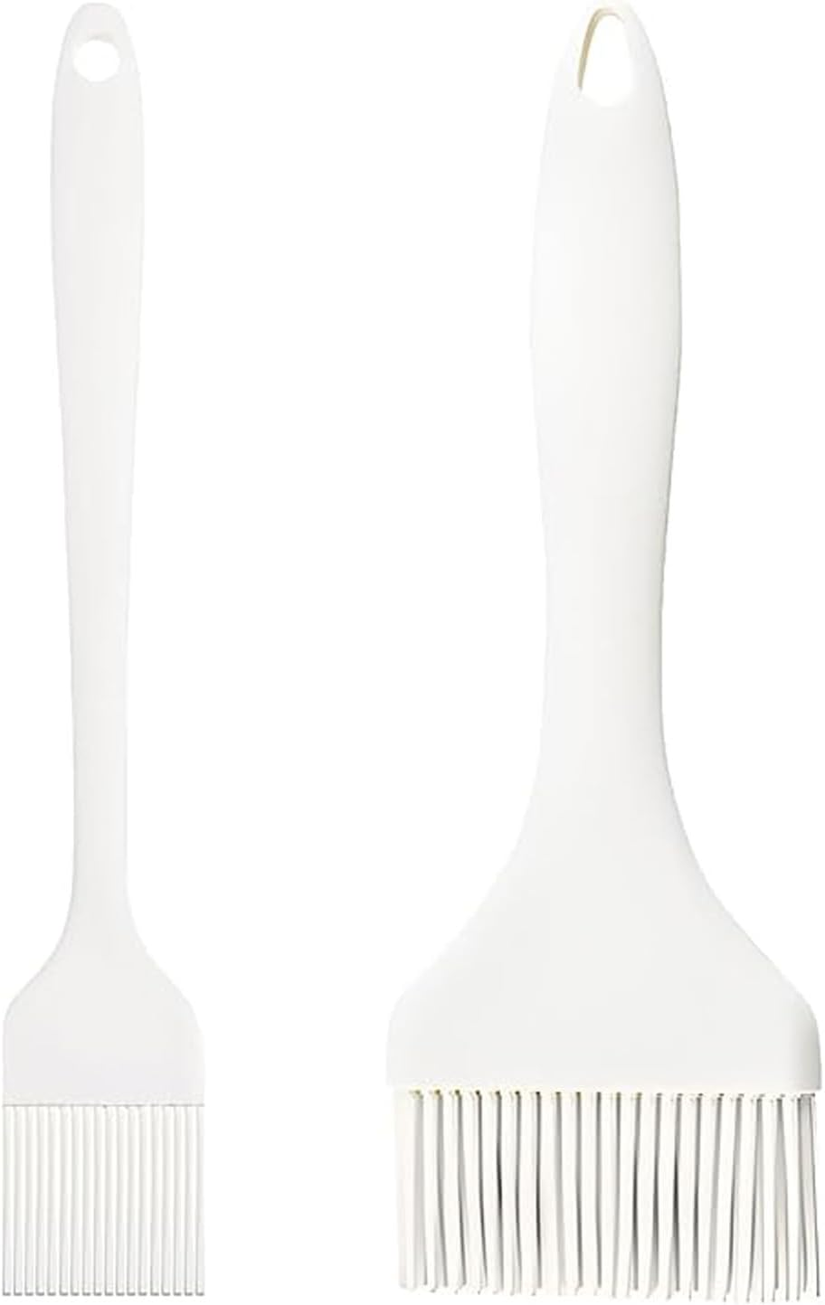 Checkzed Silicone Basting Pastry Brush, Heat Resistant Pastry Brush Set, Strong Steel Core and One-Piece Design, Perfect for BBQ Grill Baking Kitchen Cooking, BPA Free and Dishwasher Safe (2 Pcs) image number 1