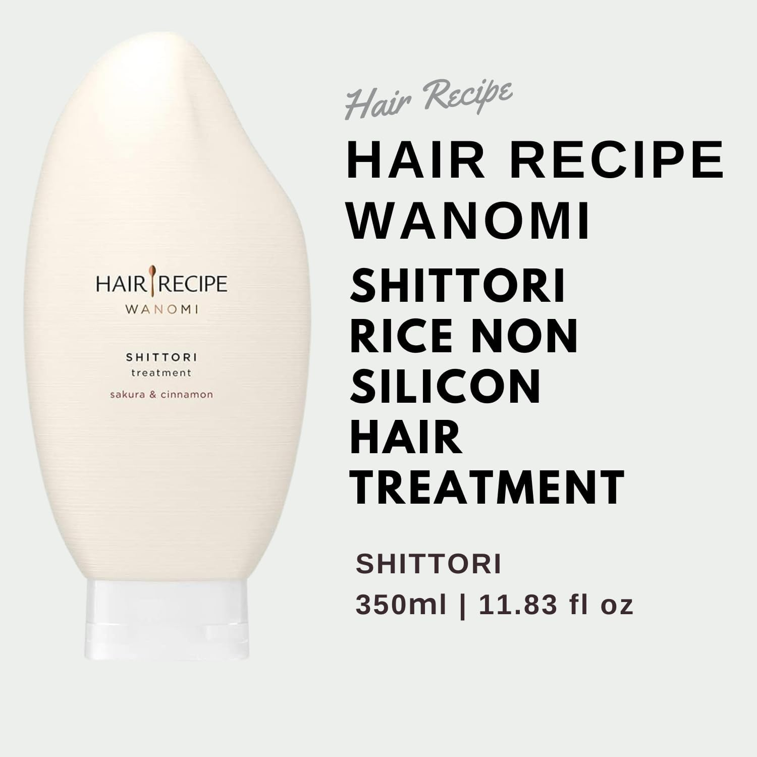 Hair Recipe Wanomi Shittori Rice Non Silicone Hair Treatment 350 Ml image number 6