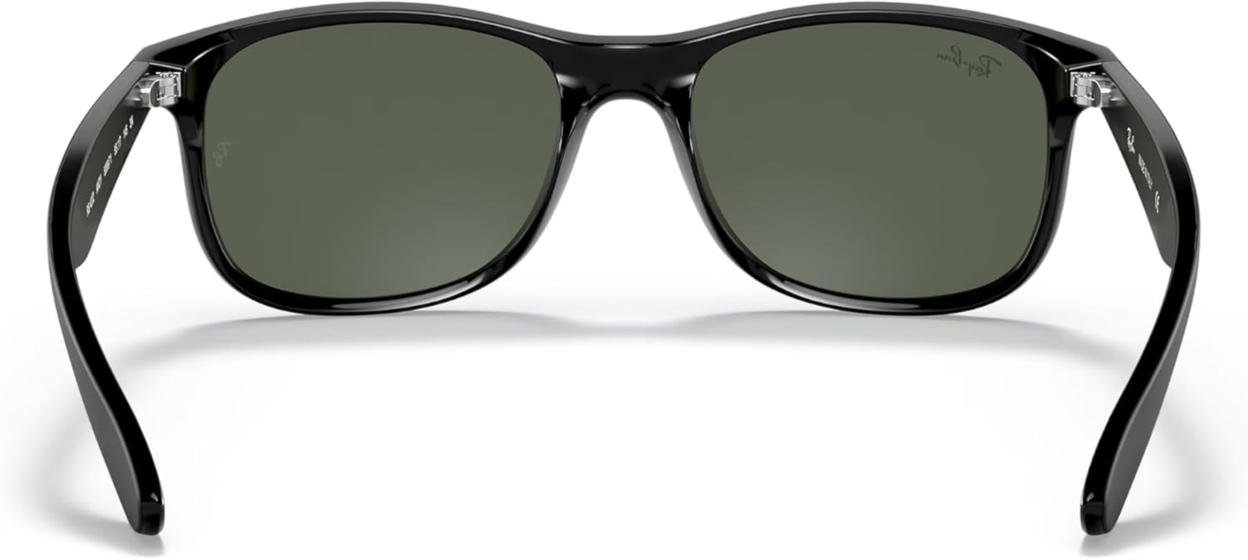 RAY-BAN Andy Non Polarised Sunglasses, 0RB4202, Black & Green, 55Mm