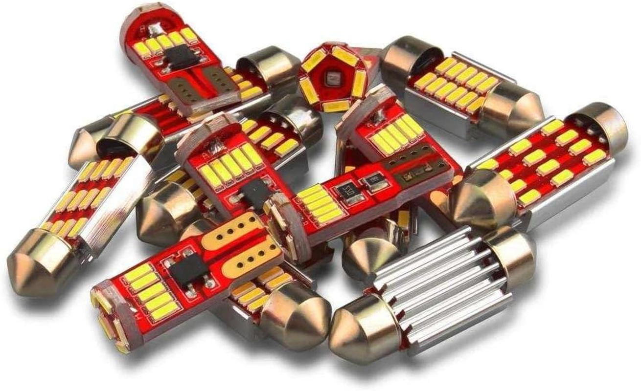 9Pcs LED Interior Reading Trunk Light Kit, for Isuzu Mu-X Mux 2013 2014 2015 2016 2017 2018 2019 2020 2021 Car Accessories - Ice Blue image number 1