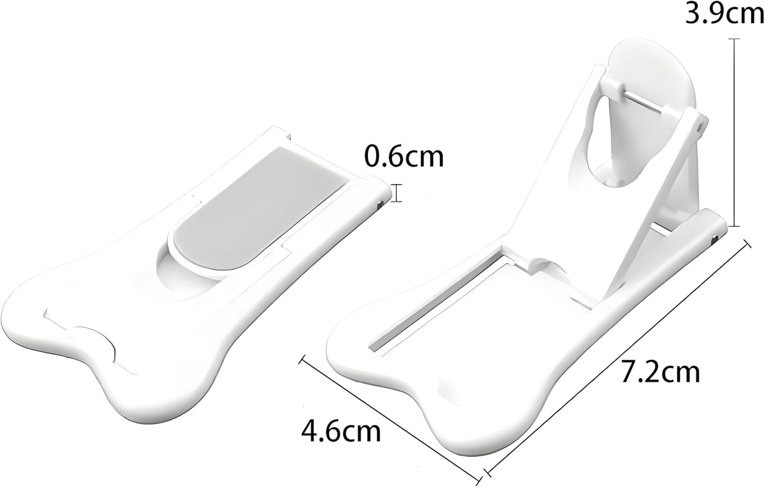 Sliding Door Lock for Safety, 4 Pack No Drill Adhesive Security Latches for Sliding Glass Doors Cabinets and Windows image number 3