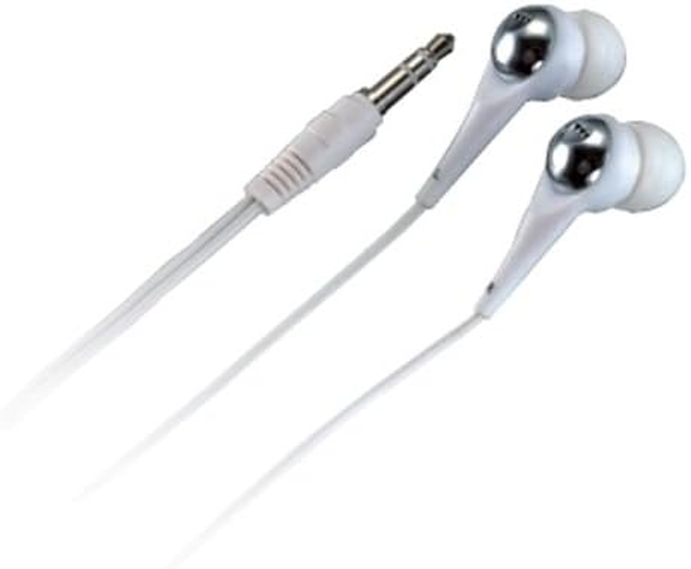 Green House GH-ERC-35W Audio Stereo Earphones, Natural White