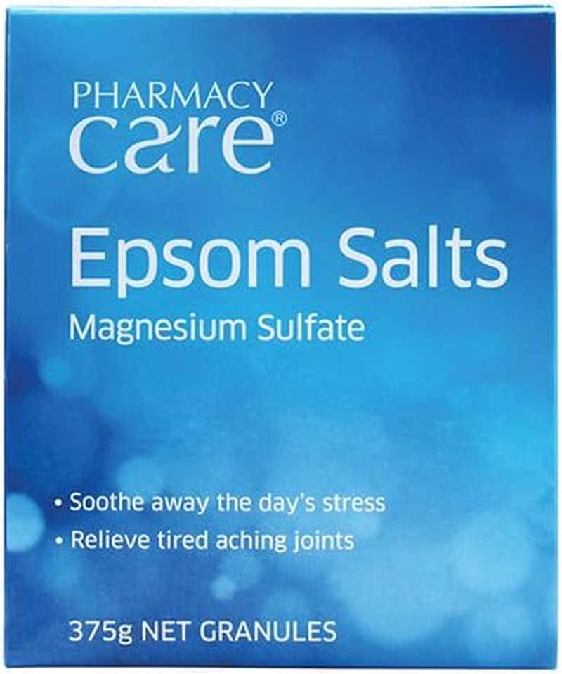 NEW Pharmacy Care Epsom Salts 375G