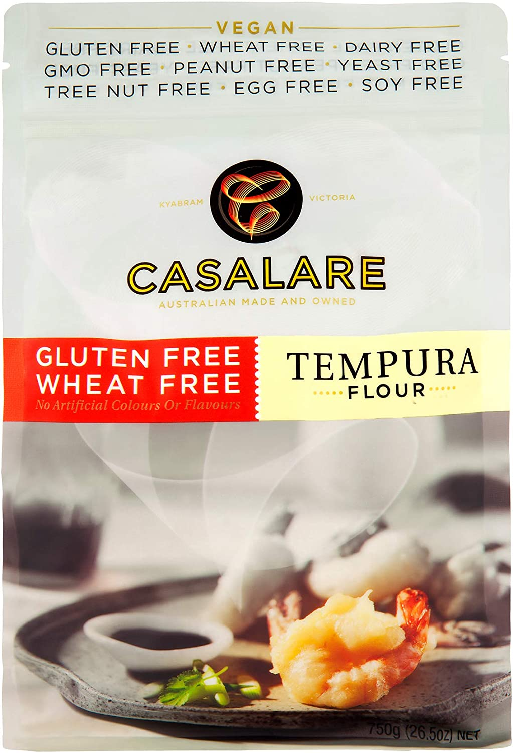 Casalare Gluten Free Tempura Flour, 750 G image number 1
