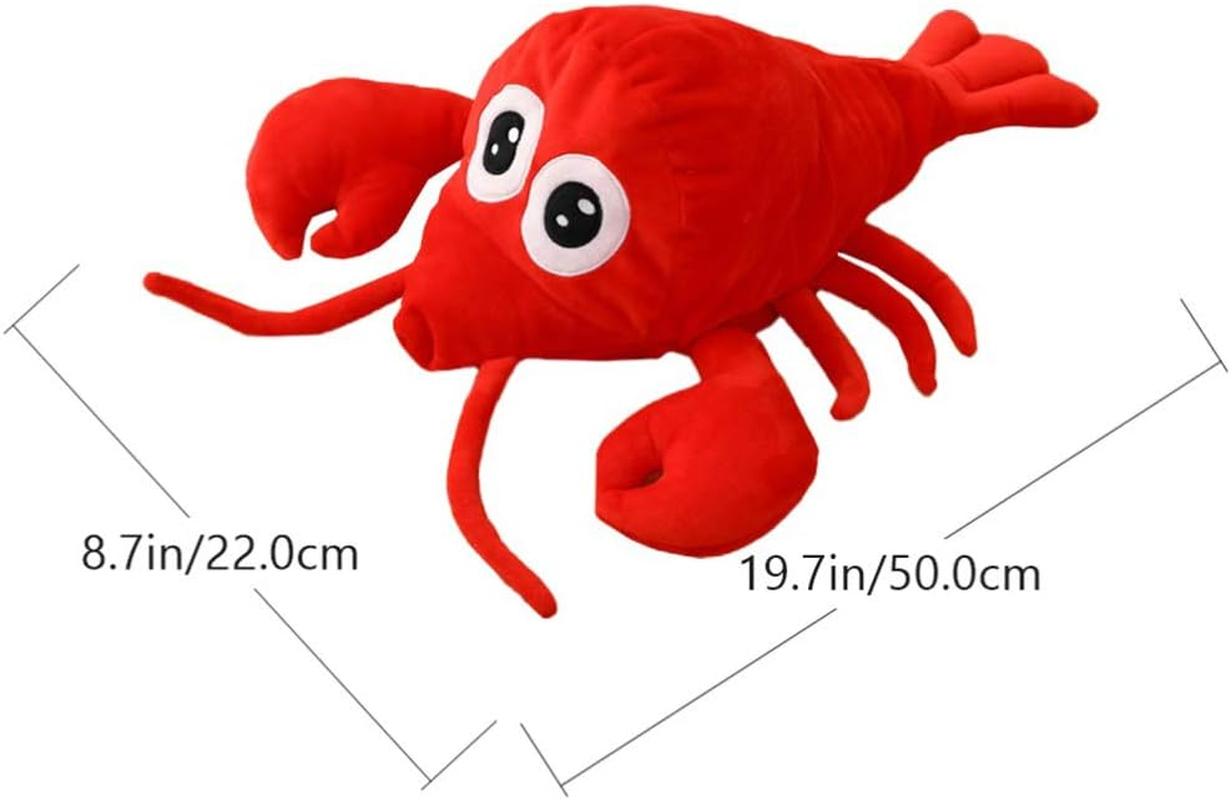 KESYOO Lobster Hat Funny Party Hats Plush Animal Hat for under the Sea Theme Party Dress up Costume Accessories Masquerade Stage Performance Props image number 1