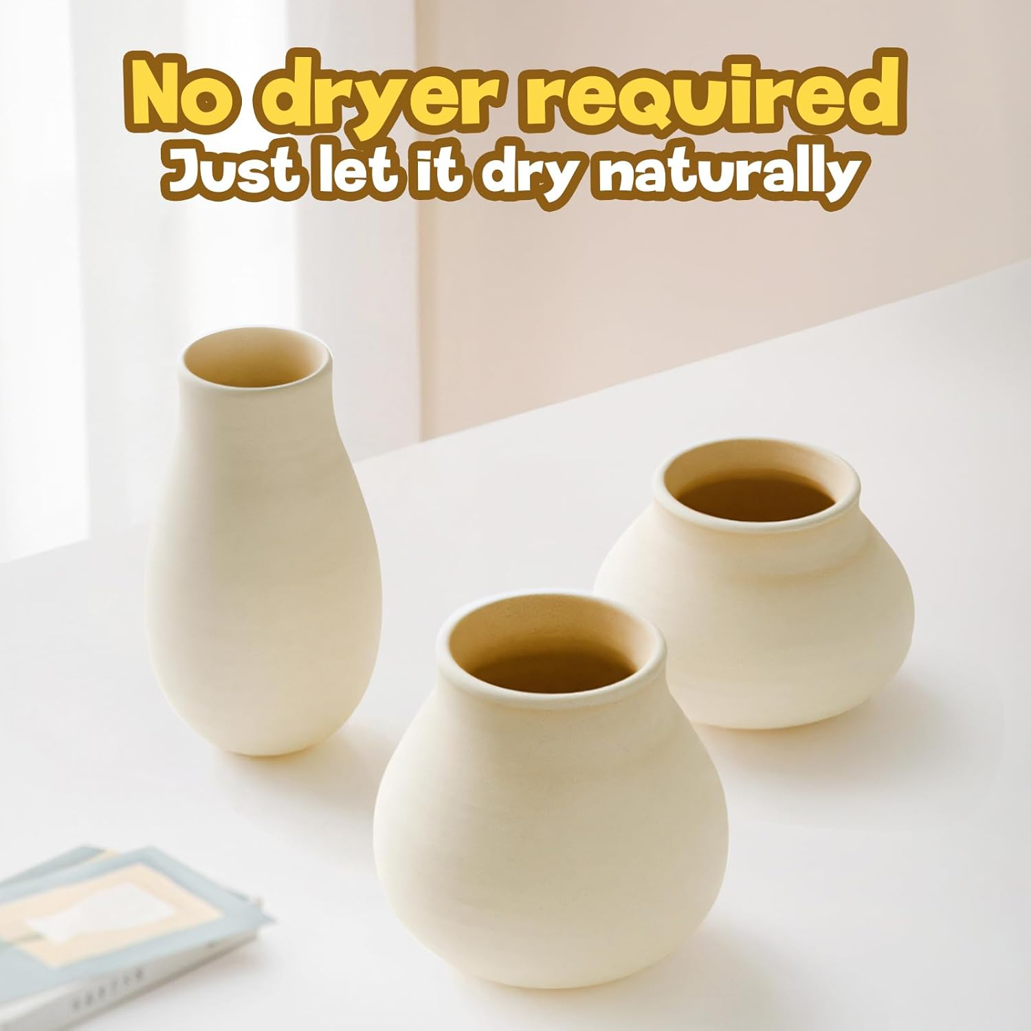 Skirfy Pottery Wheel for Kids, Kids Toys, Painting Kit-Clay Sculpting Tools, Birthday Gift Boys Girls Toy, DIY Kits Clay Maker for Beginners with 6 Packs Clays, Art&Crafts Kits for Kids Ages 8-12 image number 4