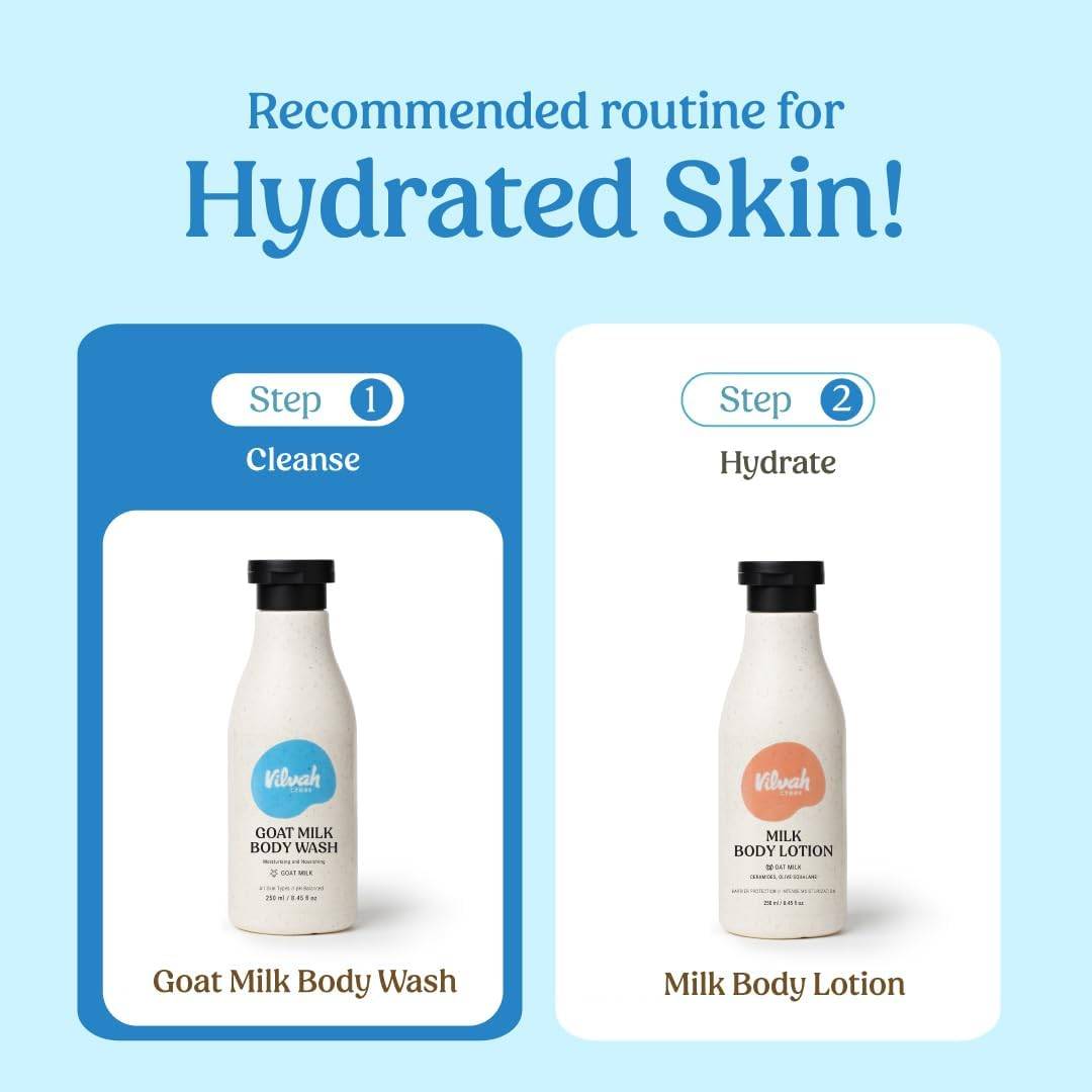 Vilvah Store Moisturising Body Wash (Goatmilk & Vanilla), 200Ml image number 3