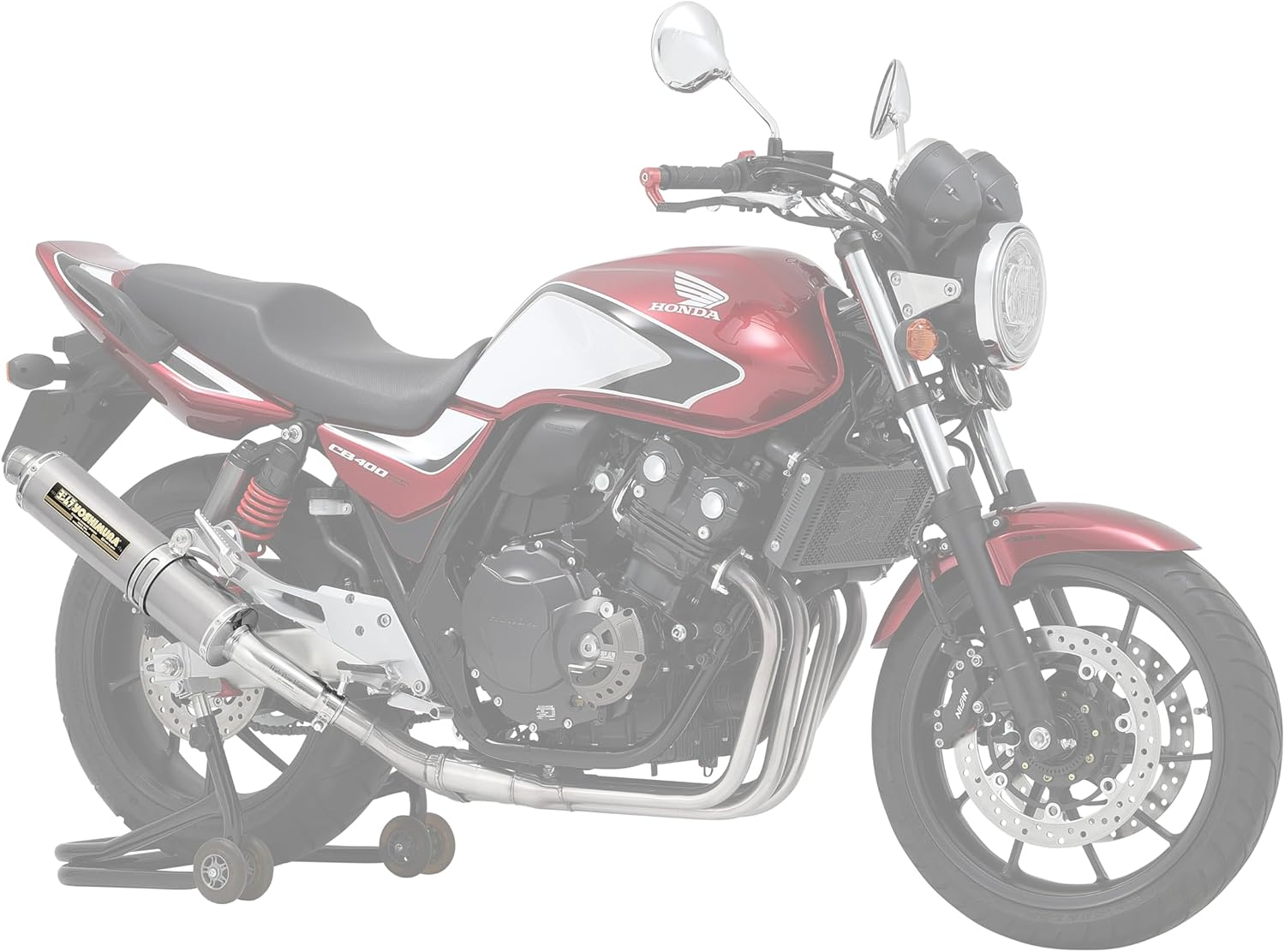 Yoshimura Slip-On CB400SF/SB Revo (08-13) CB400SF (14-22) CB400SB (14-22) Cyclone Government Approved Titanium Cover 110-458-5480