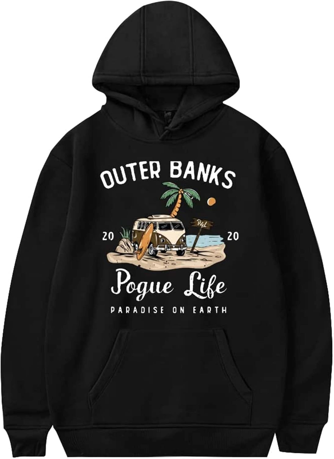 Outer Banks Pogue Life Hoodie Unisex Sweatshirt Pullover Hip Hop Hoodie Couples Casual with Pocket Sweatshirt