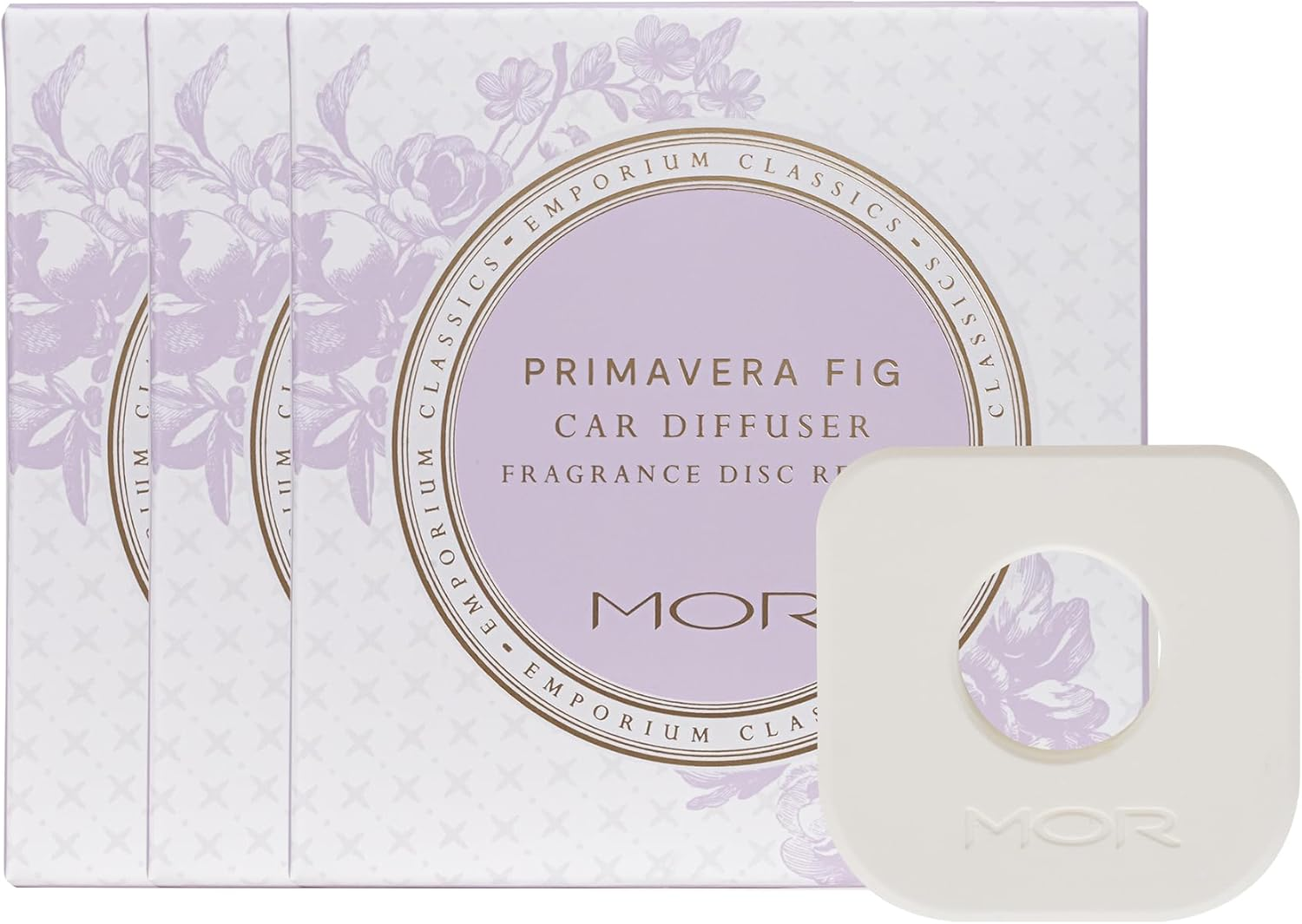 MOR Boutique Emporium Classics Blanc Primavera Fig Car Diffuser Refill 3PCS image number 5