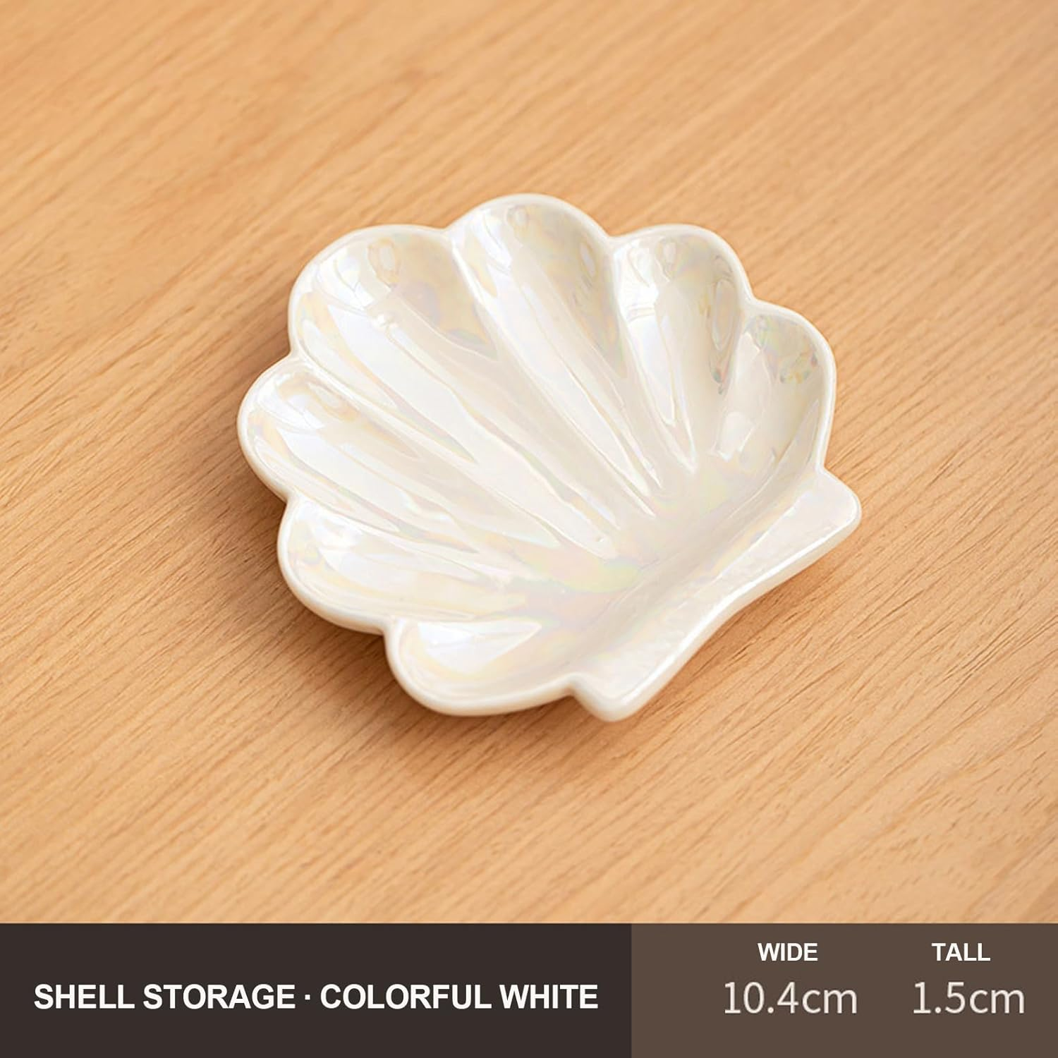 Shell Trinket Dish,Ceramics Ring Holder/Jewellery Tray, Cute Trinket Dish Dressing Table Decoration, Room Decor, Home Decor image number 6