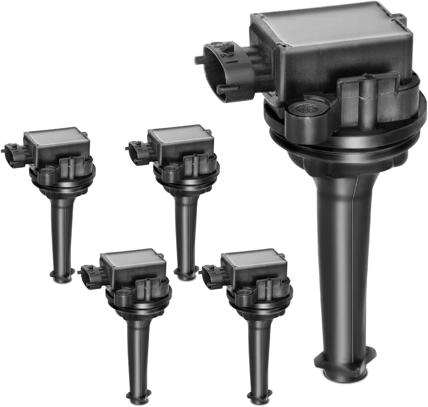 A-Premium Ignition Coil Pack for Volvo C70 S60 S70 S80 V70 XC70 XC90 I5 2.3L 2.4L 2.5L Turbo 5-PC Set image number 4