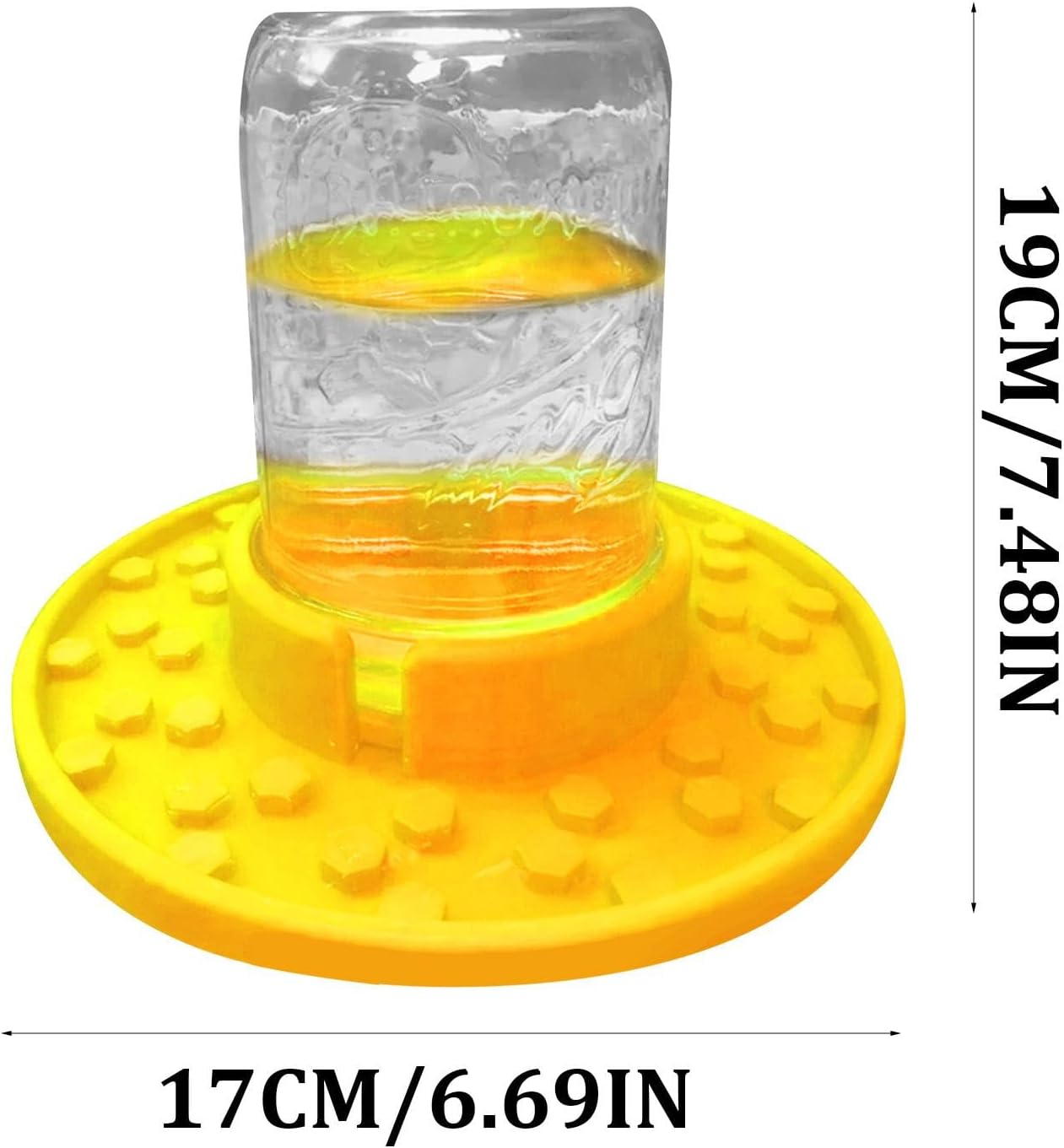 Bee Watering Station Jar, Jar Bee Feeders for Hives | Hive Entrance & Feeder, Honey Bee Feeder, Used to Feed Water or Sugar Syrup, Bee Cups for Thirsty Pollinators