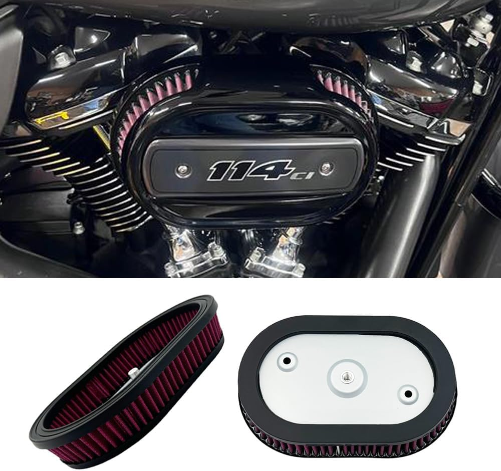 High-Flo Replacement Air Filter Element for Ventilator - Milwaukee-Eight Engine '18-Later Softail and '17-Later Touring and Trike Models Equipped with 114 Air Cleaner image number 2