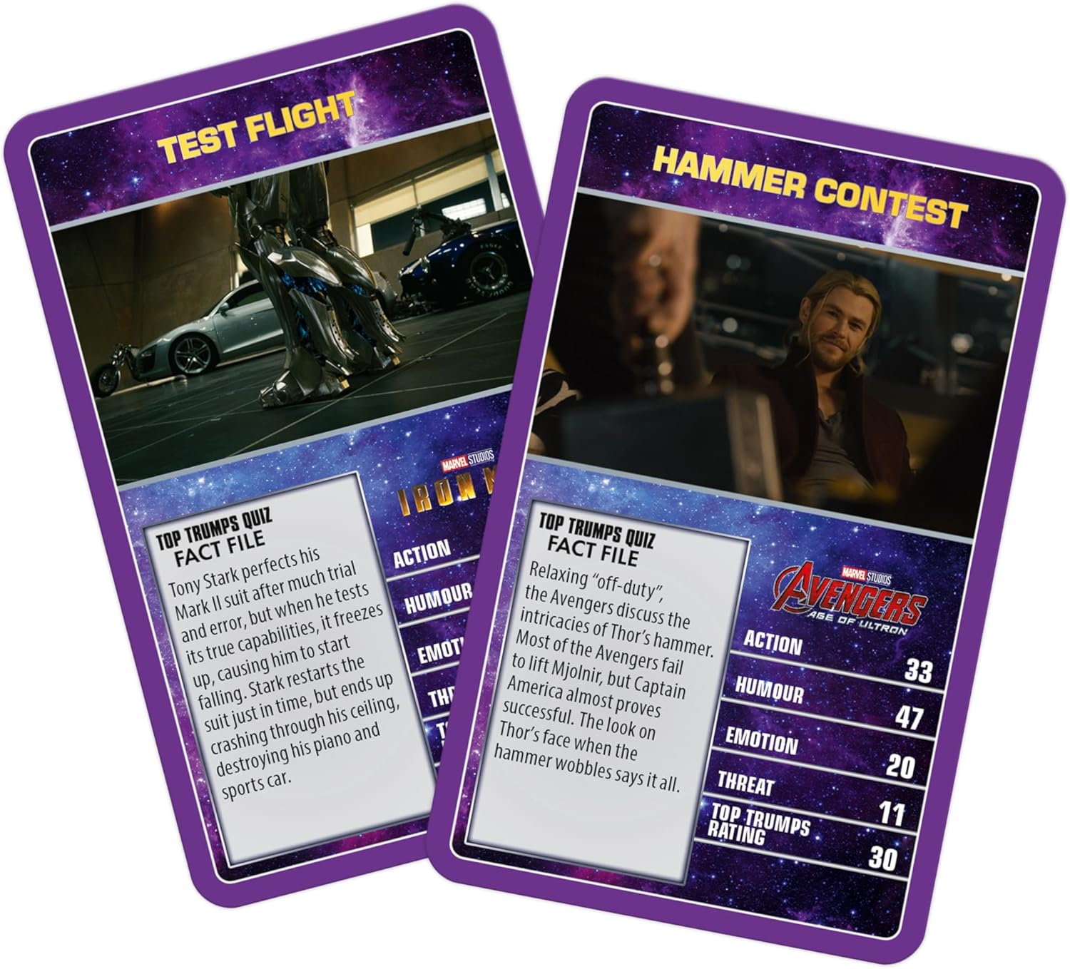 Top Trumps Marvel Cinematic Universe 30 Marvellous Moments Card Game, the Number One Card Game Gets a Marvellous New Look with 30 Iconic Moments image number 1