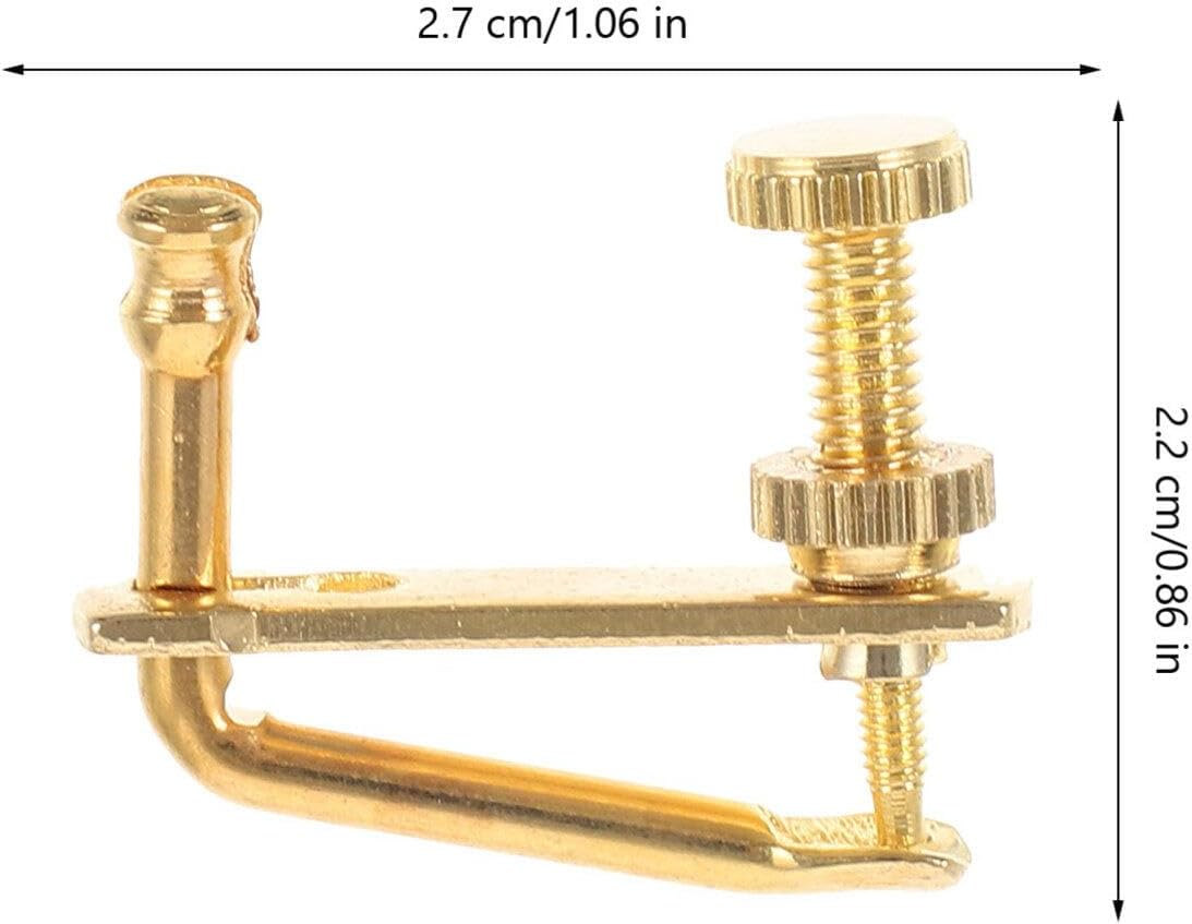 Abaodam 4Pcs Violin Tuners Metal String Adjusters Fine Tuners Keys for Violins Accessories image number 2