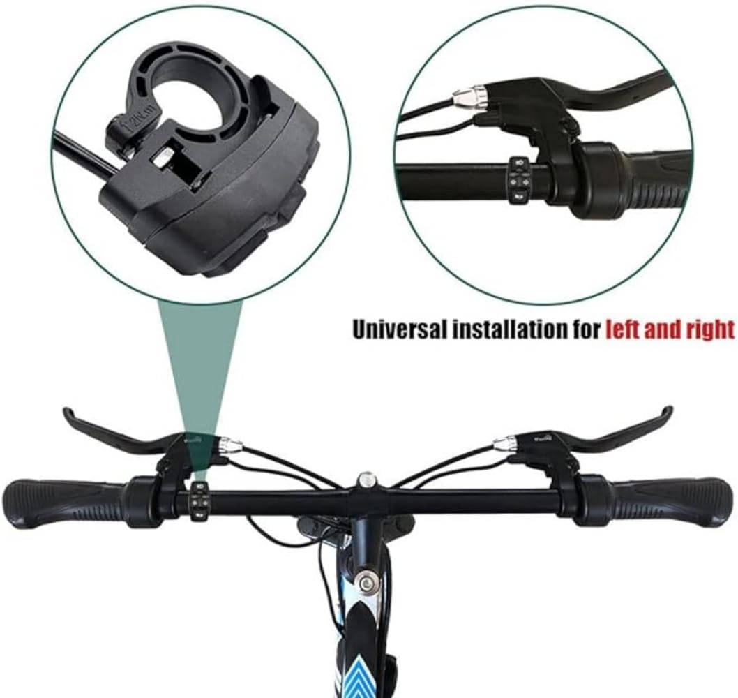 3 in 1 Electric Bike Scooter Switch, Headlight, Turn Signal, Horn Control Switch, 36V/48V On/Off Control, Waterproof Design, Multi Functional Switch Set for Electric Bicycles, Scooters, Motorcycles image number 2