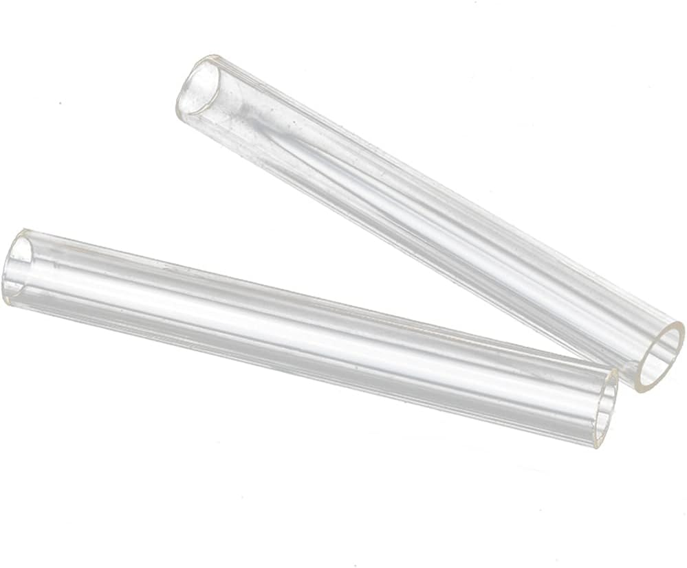 Acbbmns 2Pcs Acrylic Clear Plastic Tube round Pipe 10Mm OD 2Mm Wall 100Cm Length