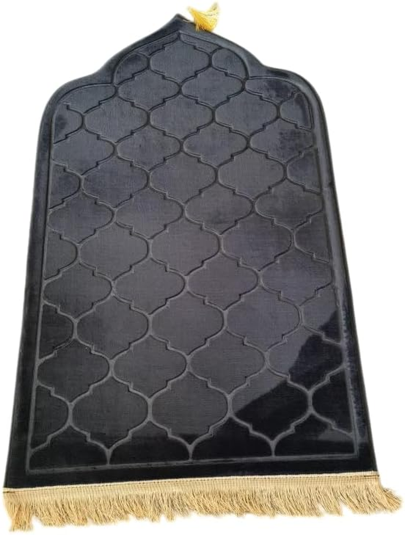 Muslim Prayer Mat for Mussallah, Prayer Room Zaawiya, Sajadah, Namaz, Nimaz, Felt Backing Prayer Rug, Prayer Rug for Muslims, Ramadan or Eid Gifts (Palestine - Al Aqsa -, 70X110 Cms)