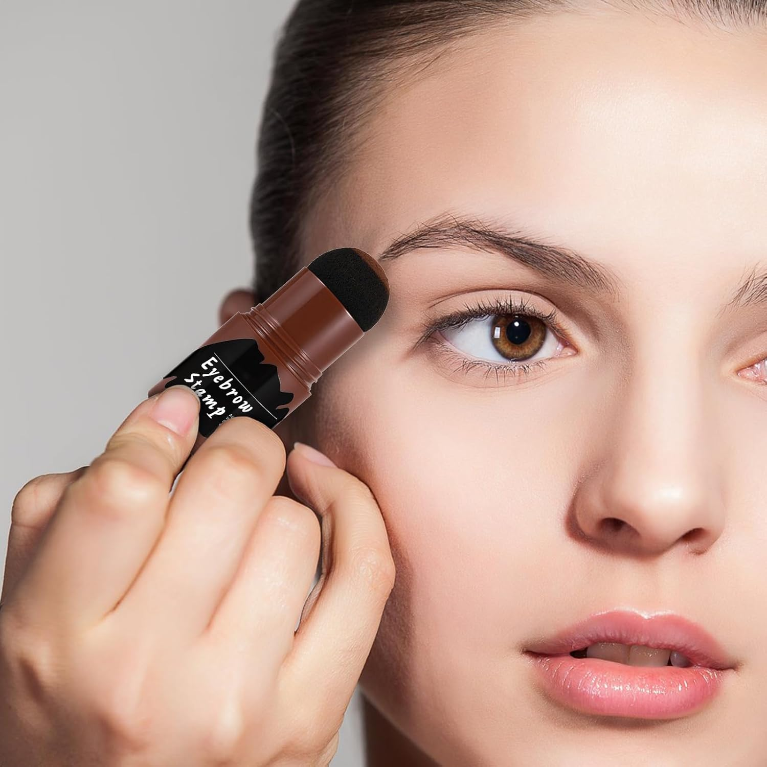 Eyebrow Stencils for Older Women, Eyebrow Template Brow Stencil, E-Yebrow Stencils, Brow Charm for Home, Outdoor, Women, Girl, Beginners, Important Occasion - Dark Gray image number 7