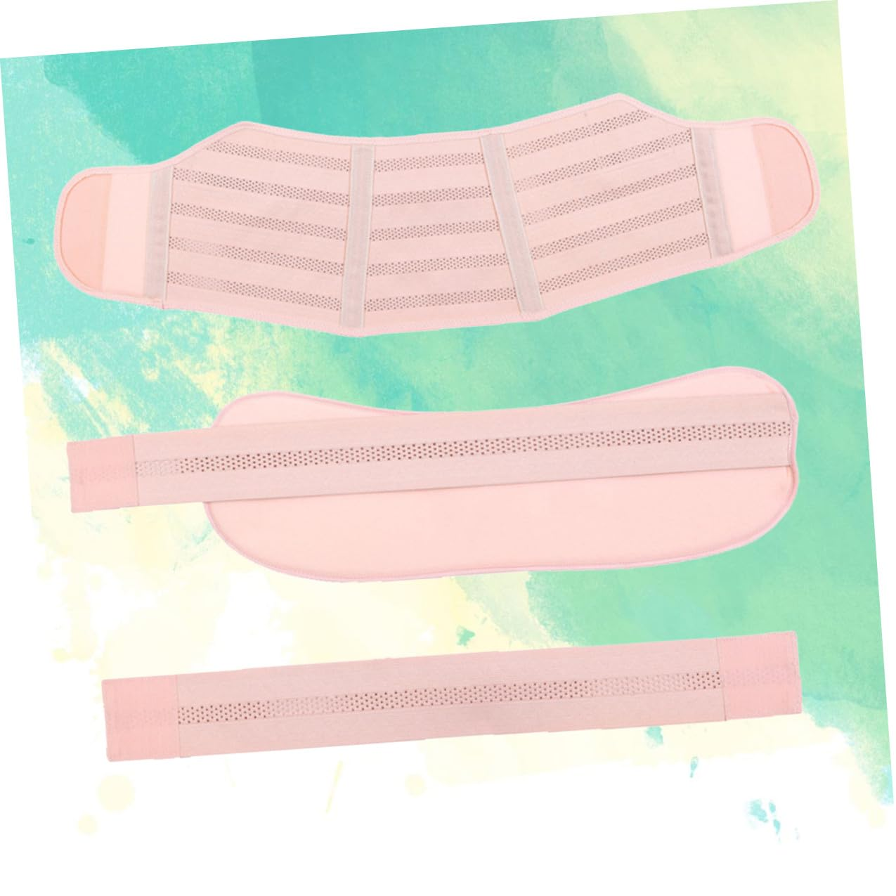 Healvian Adjustable Maternity Support Belt for Pregnancy Pelvic Support Breathable Nude Belly Band with Skin-Friendly Air Mesh Fabric for Comfort and Stretch Mark Prevention