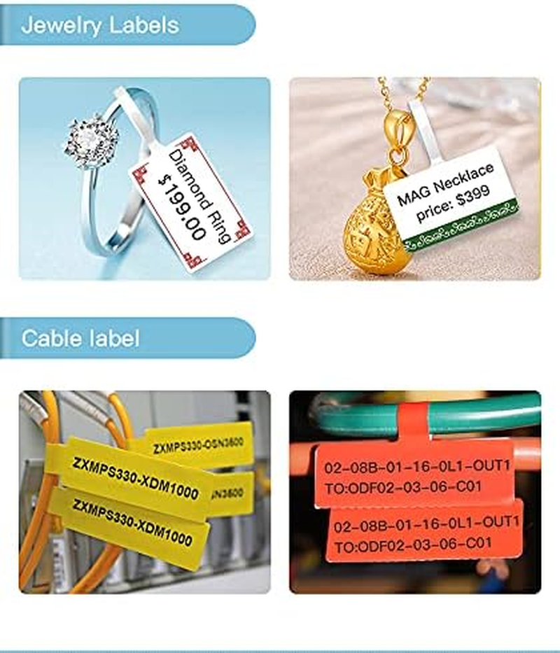 NIIMBOT Thermal Label Sticker for B21/B3S, White, 50 X 70 Mm (110-Pieces) image number 5