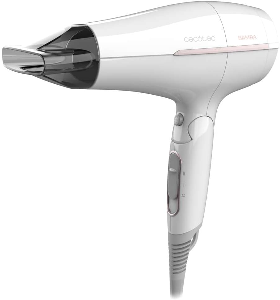 Cecotec Ionicare Powerundgo Heaven Travel Hair Dryer, 2000 W, 2 Temperatures, 2 Speeds, Cold Air Function, Includes Concentrator and Diffuser, Hair Care System, Easy Cleaning, Hanger image number 1