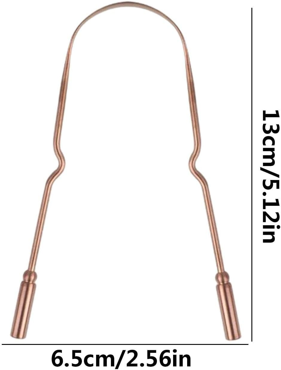 Metal Tongue Scraper for Adults - Stainless Steel Tongue Coating Brush | Breath Treat U-Shaped for Adults, Oral Care to Keep Fresher Breath Lippsy - Silver U Shape image number 2