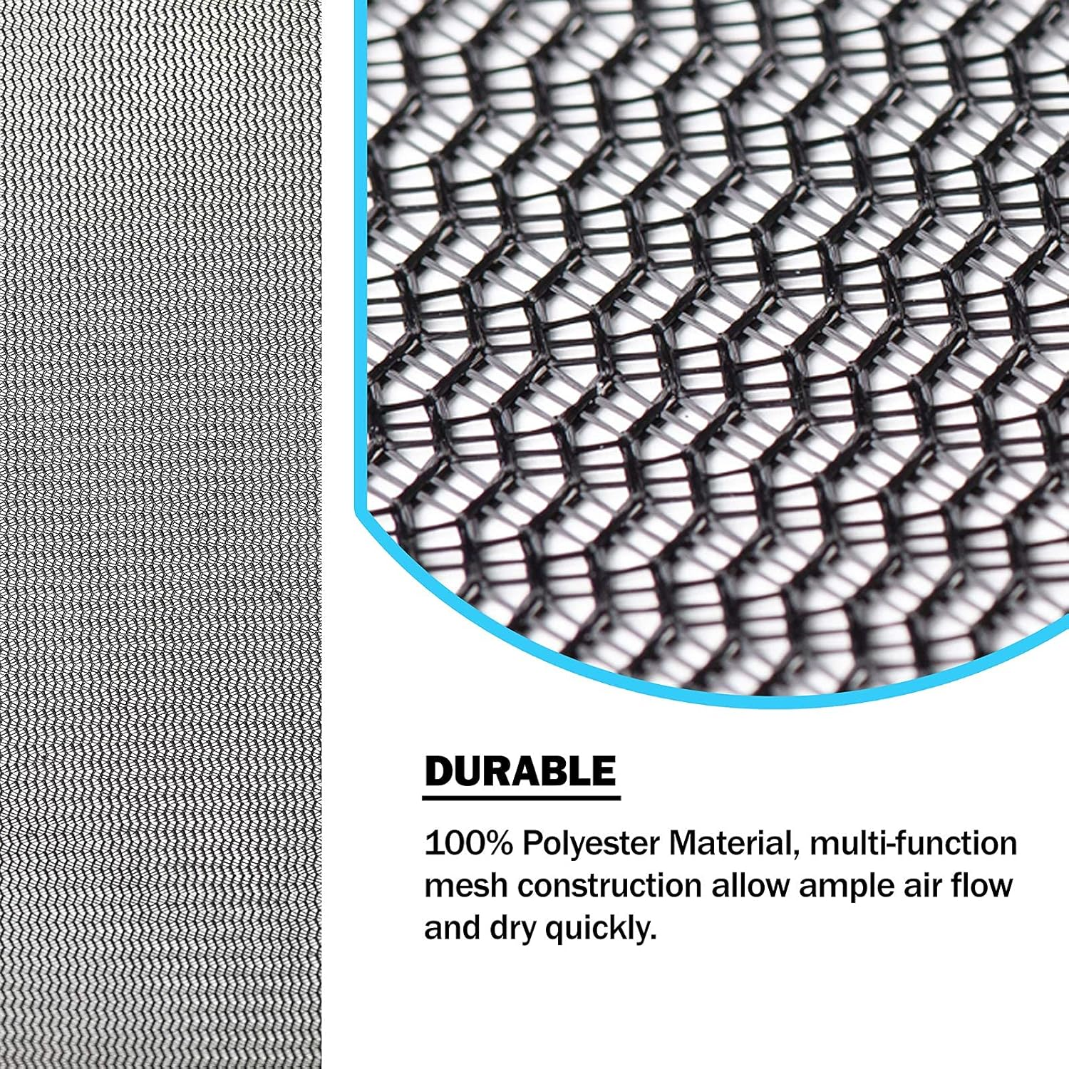 Mesh Clothespin Bag Holder Outside, Multiple Hanging Methods Clothes Pin Bag with Drawstring Closure, Ventilation and Moisture Resistance, Large-Capacity Clothespin Storage Organizer with Hooks image number 5