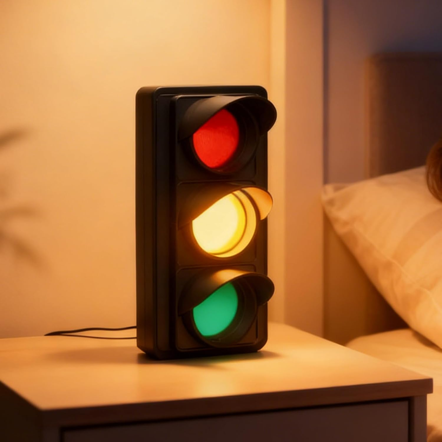 Social Signal Light - Busy Light Indicator for Office - USB LED Mood Desk Lamp for Room, Improve Work Efficiency, for Workers Room Study Video Conferences Focused Work Customer Calls image number 6