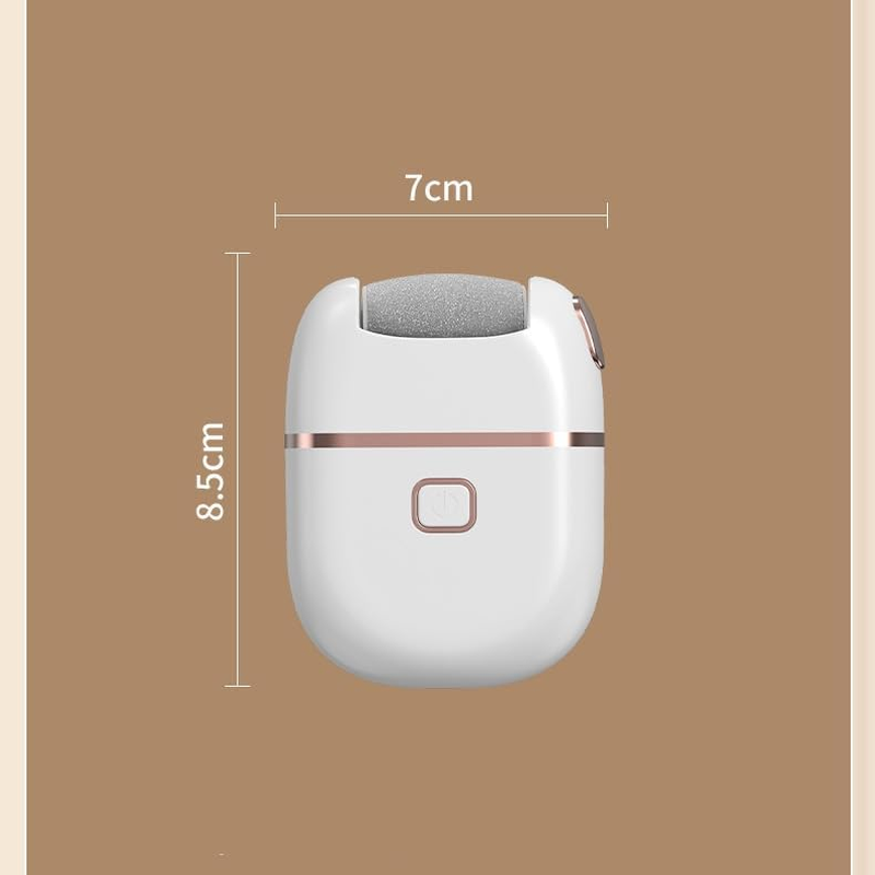 Electric Callus Remover, Electric Foot Grinder with 2 Replacement Rollers and 2 Speeds Callus Rasp Rollers, Electric Foot Polishing Machine for Pedicure, Foot Care