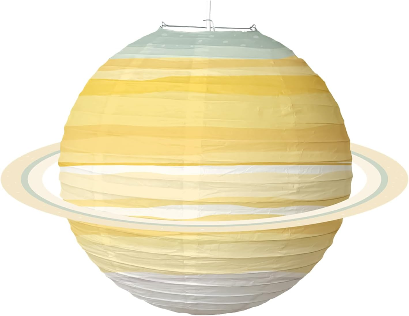 Planet Paper Lanterns 8-Piece - Inflatable Planets 12 Inch | Lantern Space Theme for School Room Party Birthday Baby-Shower Science Ceiling image number 3