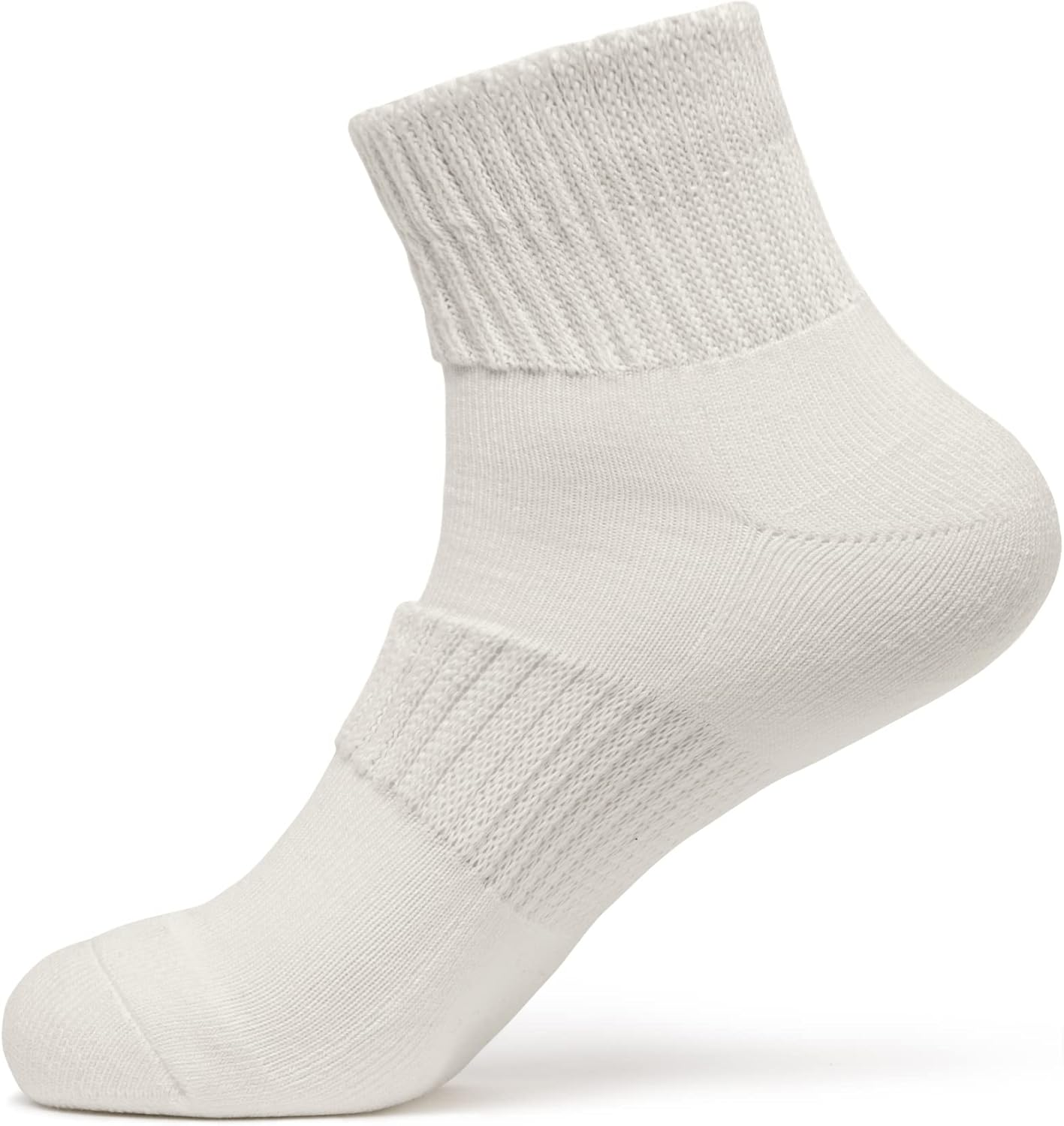 TSLA 3-Pack Diabetic Socks - Non-Binding, Breathable Cotton Blend, Cushioned Soles, Unisex