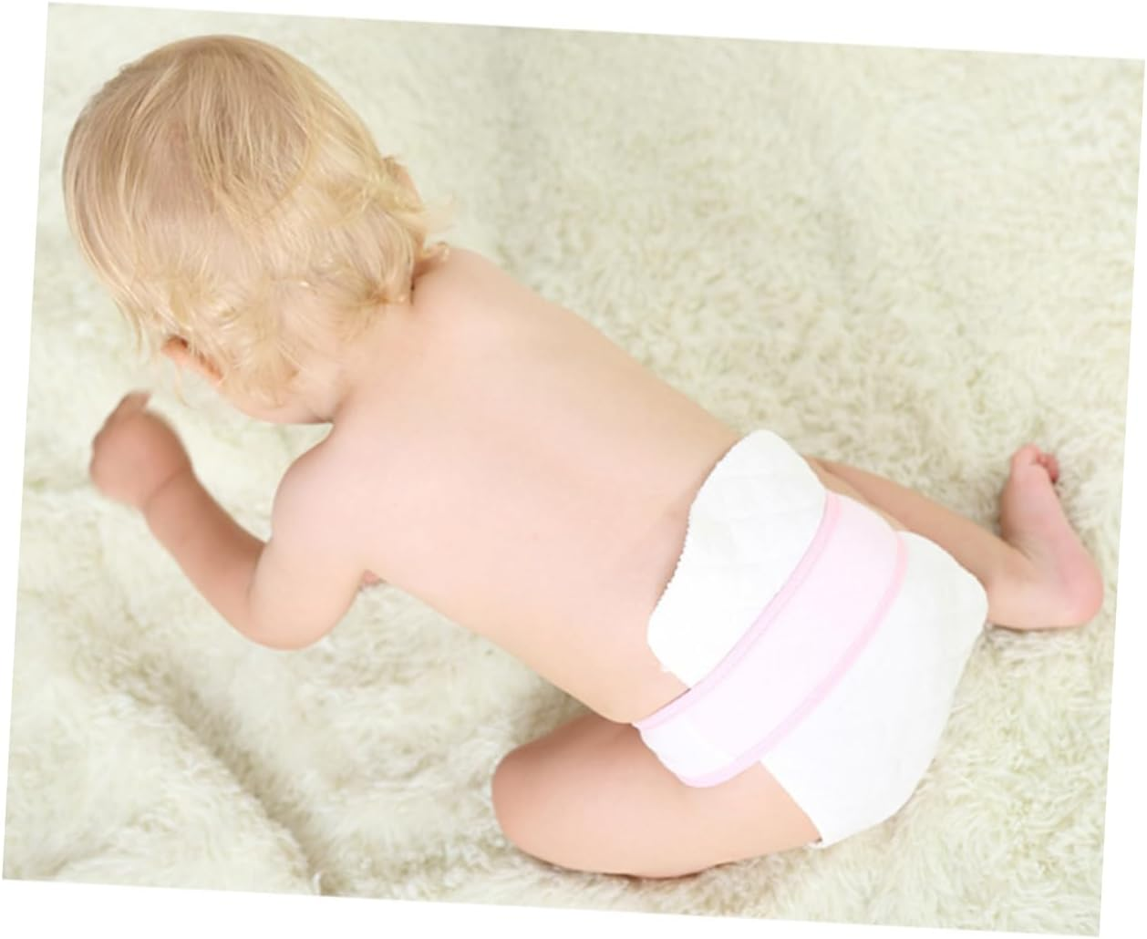 Toyvian 10Pcs Ply Cloth Diapers Reusable Washable Cotton Newborn Diapers Breathable