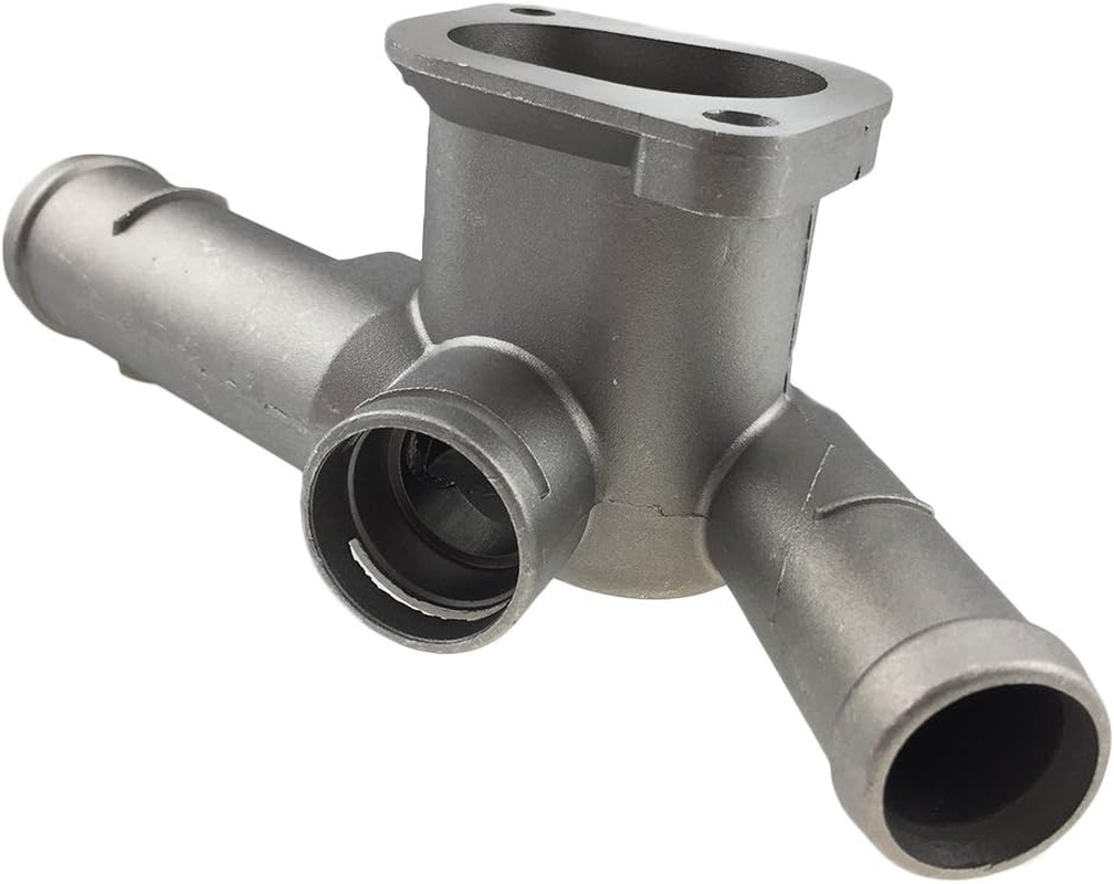 Aluminium Alloy Thermostat Housing Coolant Hose Flange Radiator for VW Golf Jetta 2.0 L4 99-06 06A121133D image number 2