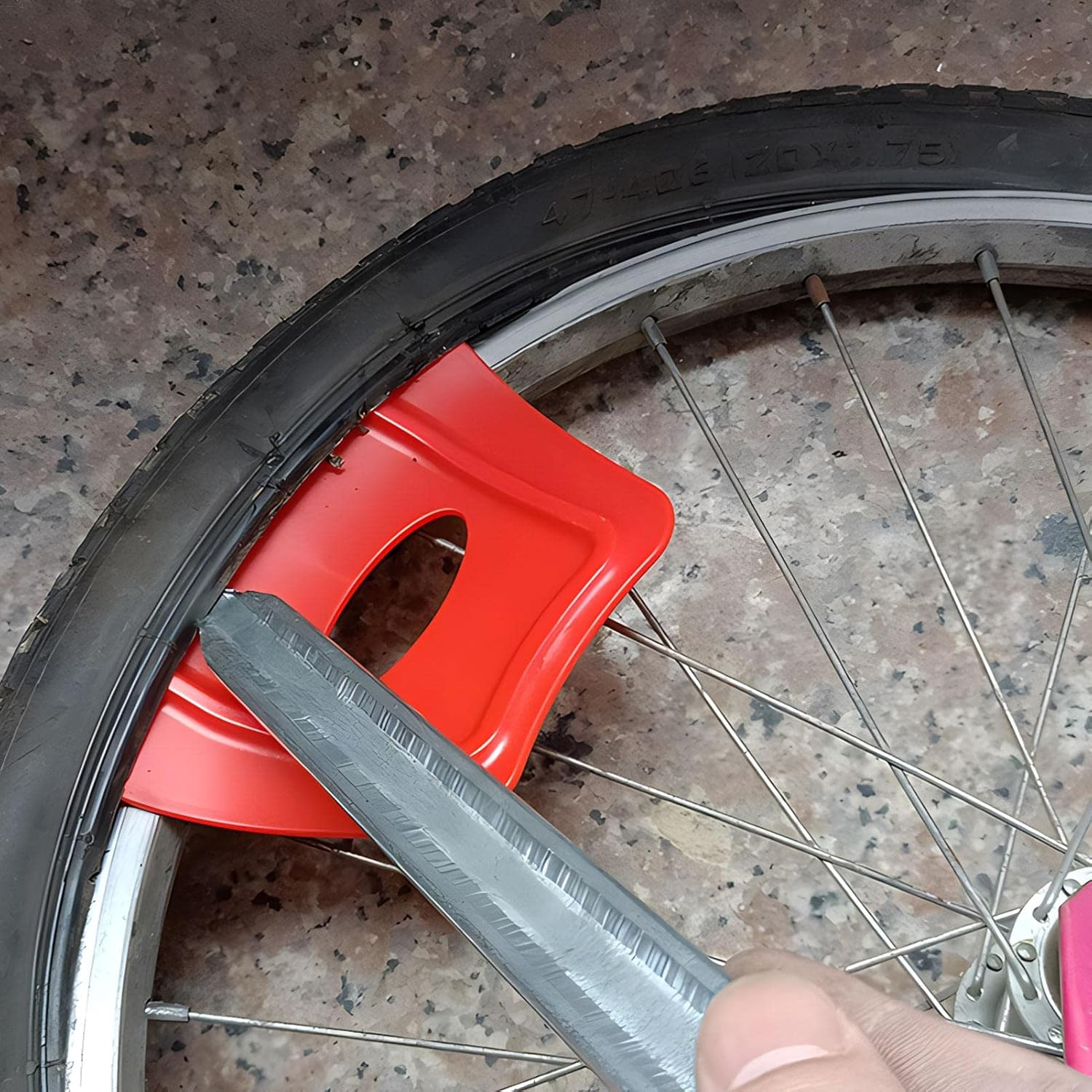 Rim Protectors Shields Guards - Rim Edge Savers for Motorcycle | Rim Protector Tool Universal Rim Shields for Motorcycle Bike ATV Quad Tyre M/B image number 3