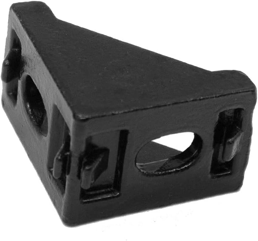 Seekliny 26Pcs 2020 Corner Bracket Connector Aluminum Extrusion Hardware V-Slot T-Slot Accessories with T Nuts and Screws for 8020 Aluminum Profile 3D Printer Frame Accessories Black image number 1