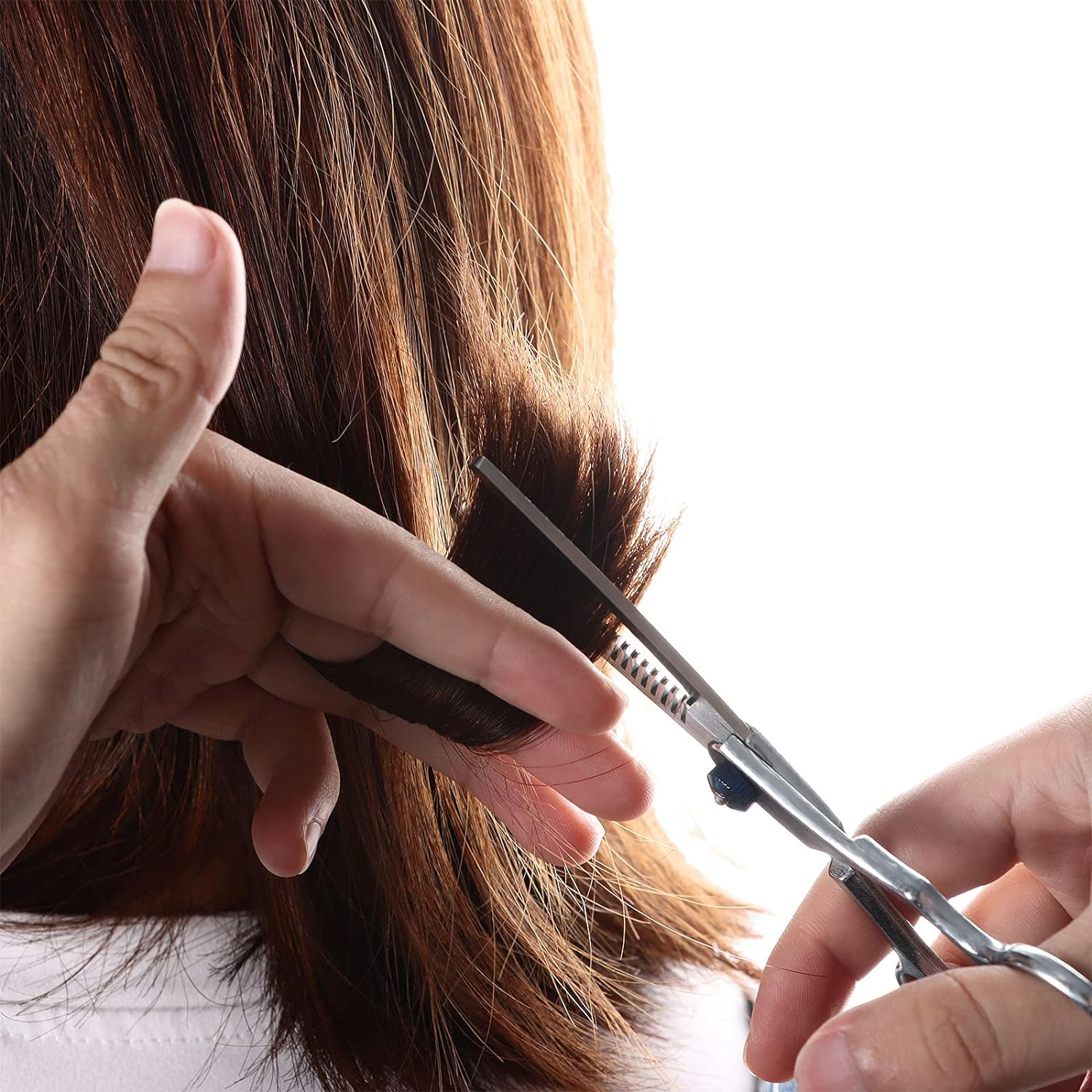 Manual Clippers Haircut Old Fashion Hand Hair Clipper with 2 Hair Cutting Scissors,Portable Hand Push Haircut Low Noise Non-Electric Hair Cutter for Hair Removal image number 2