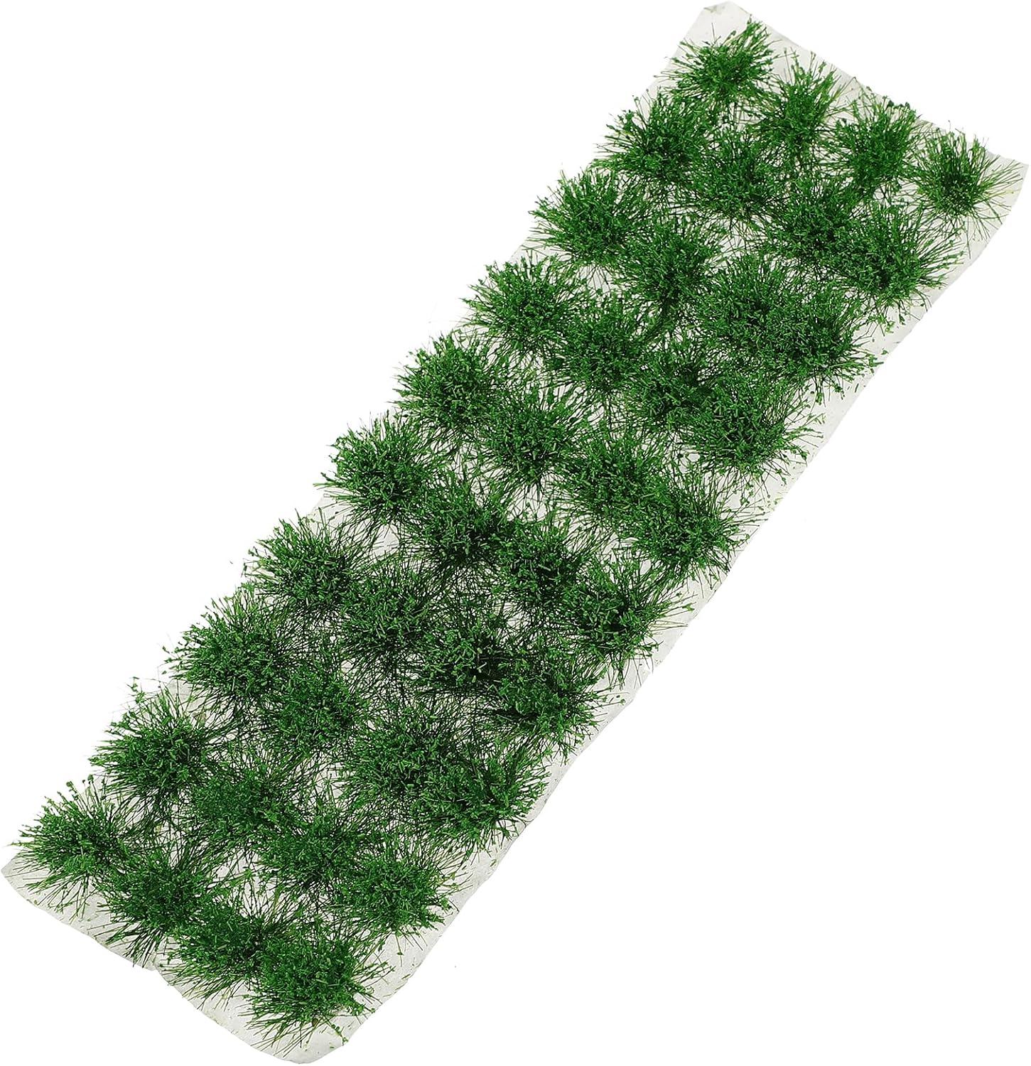 Military Model Scenery Deep Green Fake Grass Cluster Sand Table Grass Ornaments for DIY Terrain and Scale Model Landscaping