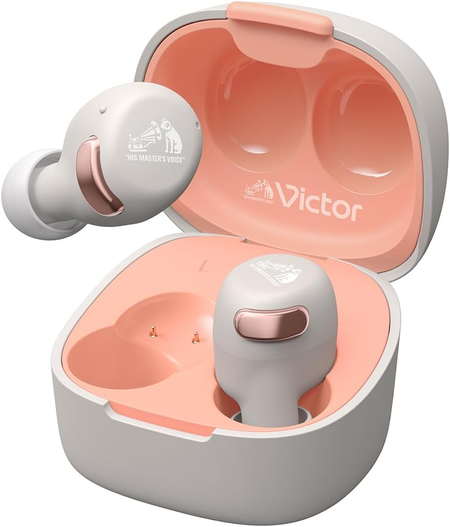 JVCKENWOOD Victor HA-A30T2-P Wireless Earphones, Bluetooth Ver.5.3, Noise Canceling, App-Compatible, Multipoint, Total 27 Hours Playback, Microphone Included, Small, Lightweight, Outside, Waterproof, image number 5