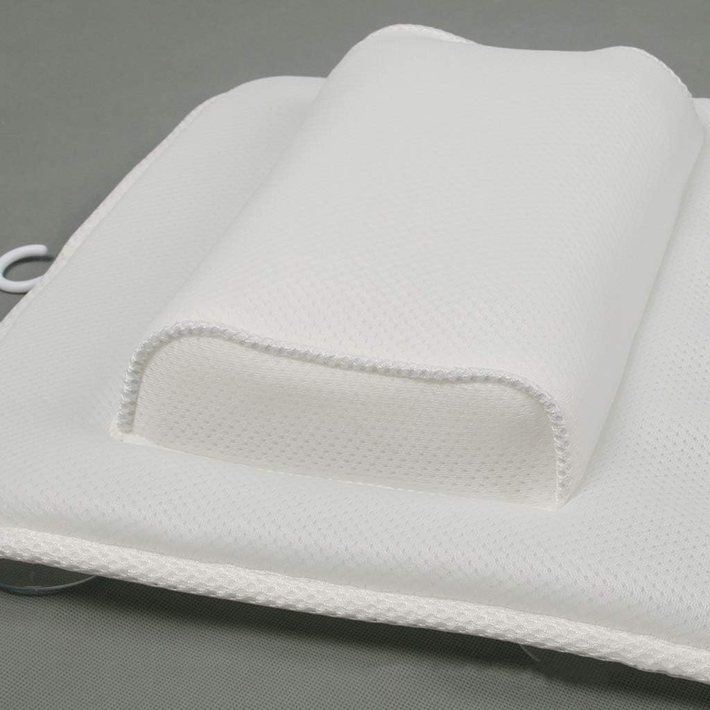 Bath Pillow, Full Body Bath Pillow, Bathtub Cushion Mattress with Non Slip Suction Cups Comfort Head Neck & Back Rest Support image number 4