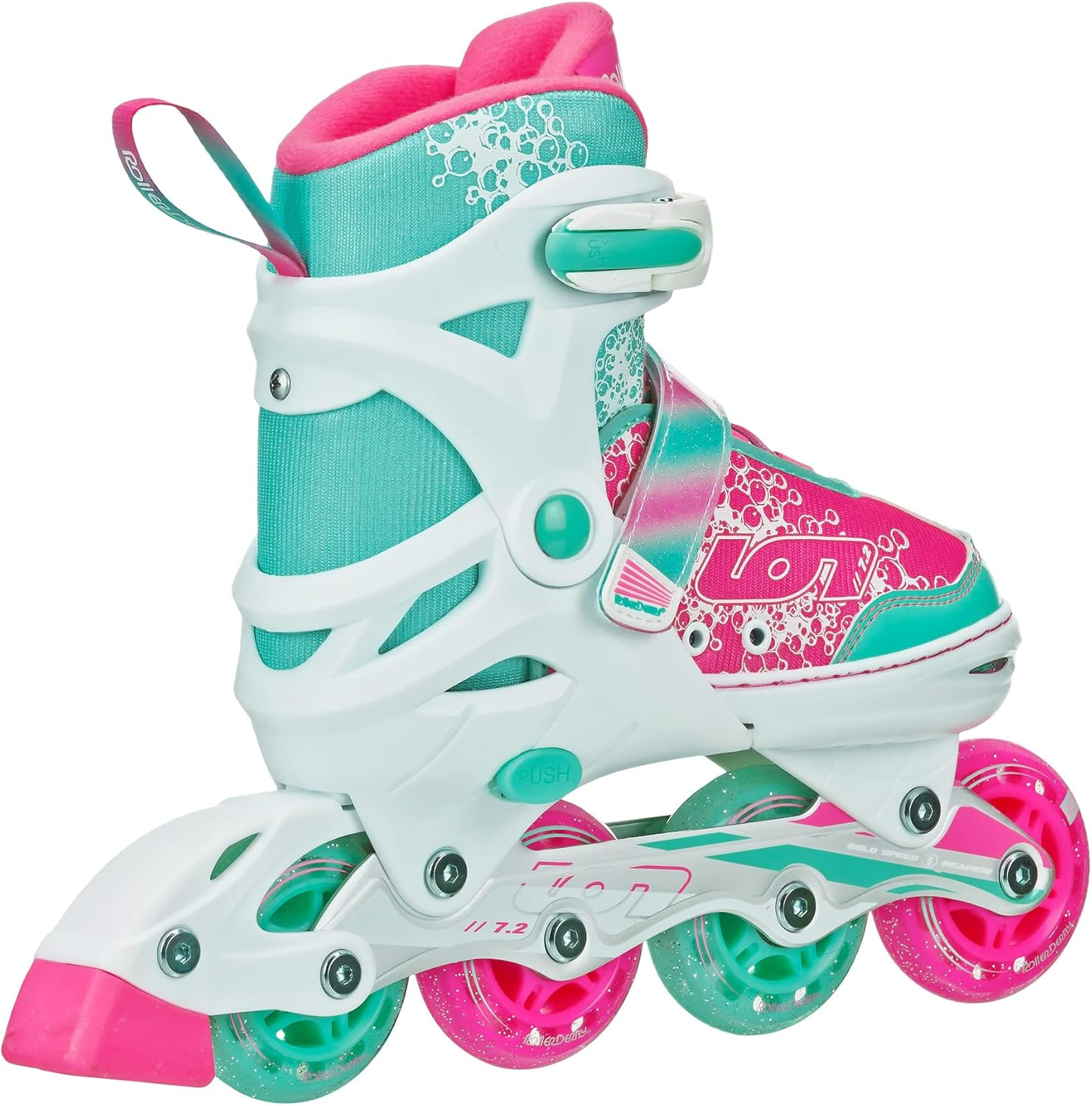 Roller Derby ION 7.2 Girl'S Adjustable Inline Skates image number 3