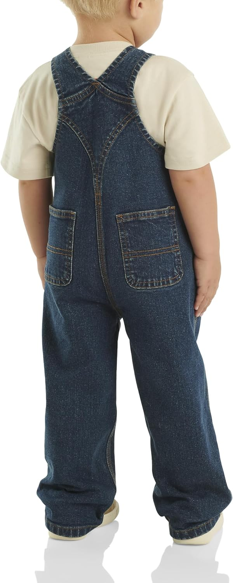 Carhartt Boys Washed Denim Bib Overall image number 2