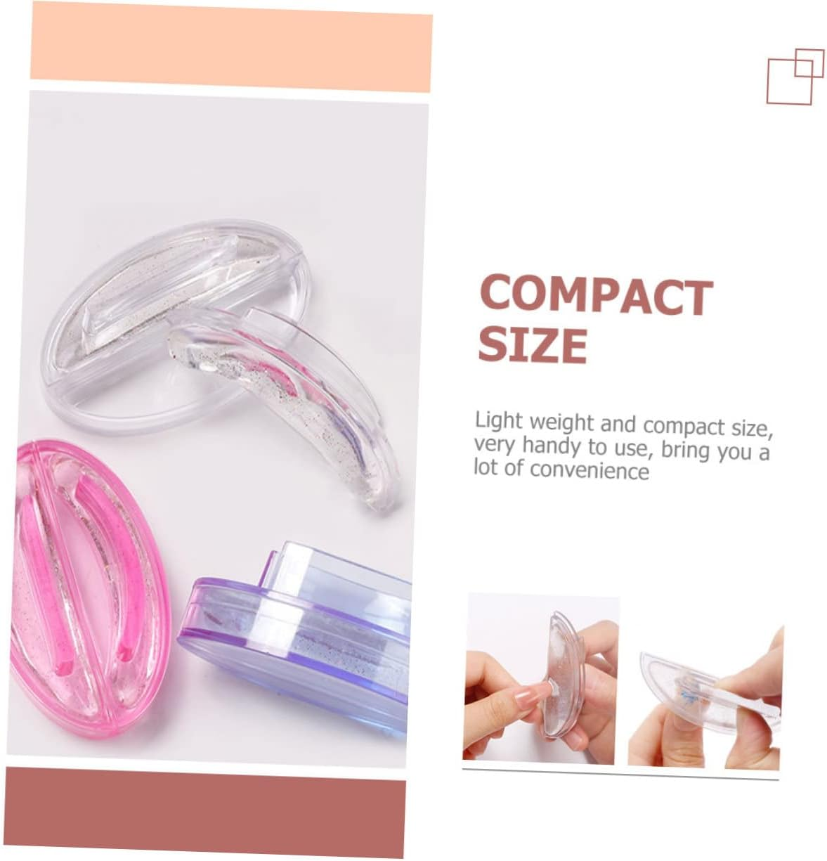 SHERCHPRY 1 Set Portable Household Nail Art Stamp Kit Multi Function DIY Nail Stamper with Jelly White Silicone Templates for Daily Use Easy Operation