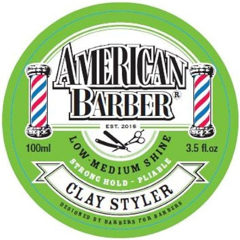 American Barber Low-Medium Shine Clay Style 100 Ml, 100 Ml