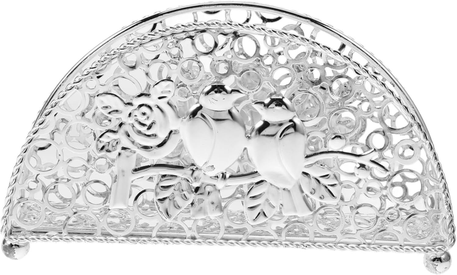 KICHOUSE Freestanding Napkin Rack Metal Paper Towel Holder Napkin Storage Holder