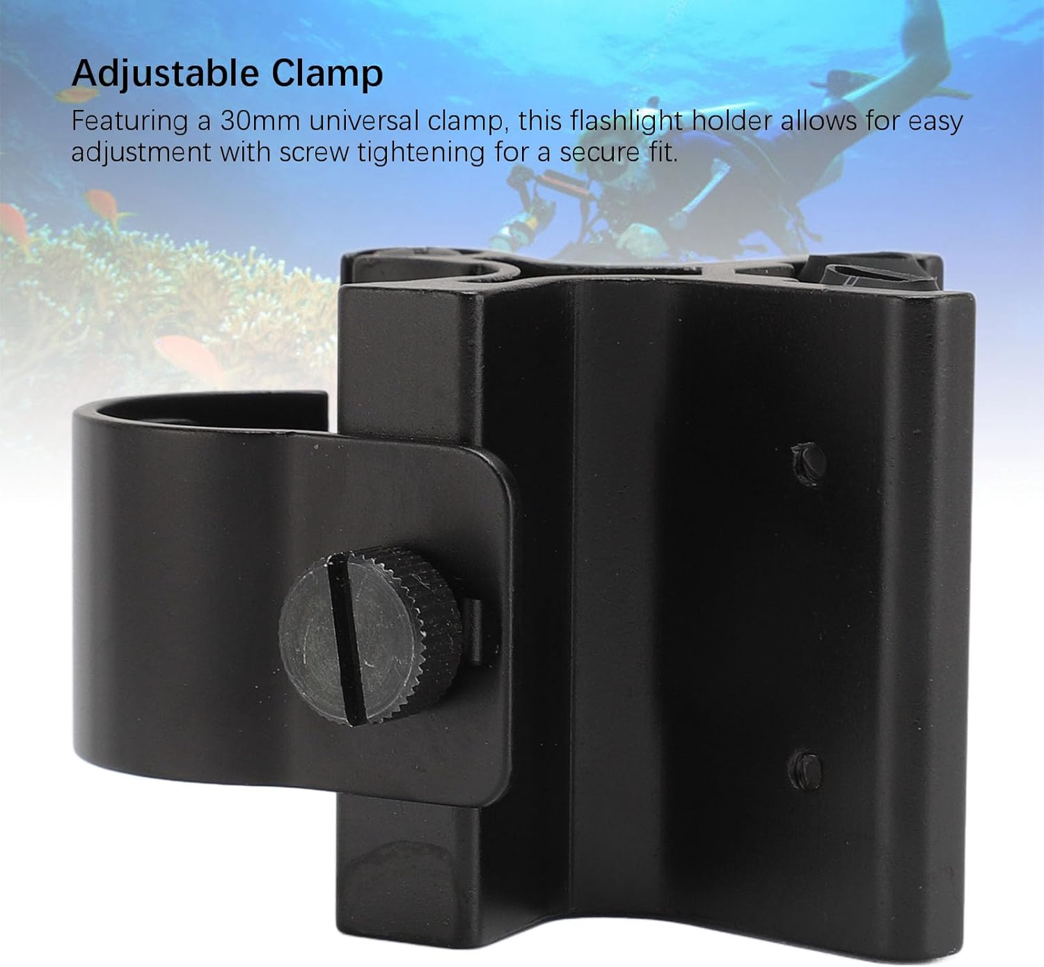 Magnetic Flashlight Mount Holder, Quick Detachable Magnetic Mount with Strong Magnetic Grip, Handlebar Flashlight Holder Suitable for 30Mm Diameter Flashlight image number 3